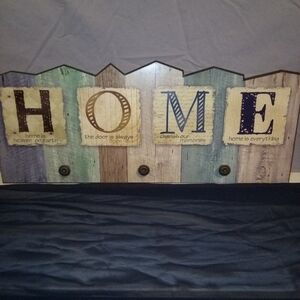 Rustic Multicolor HOME Wall Decor